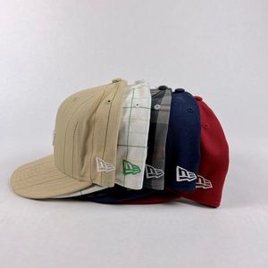 Lot of 5 Used New Era 59Fifty Fitted Hats Snowboard Skateboard size 7 3/8